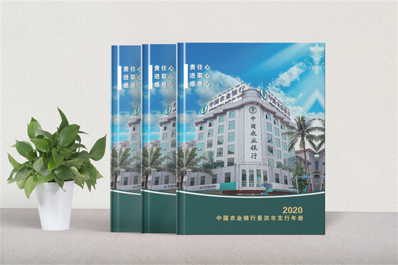 银行周年庆活动纪念册印刷制作-记录银行活动时光
